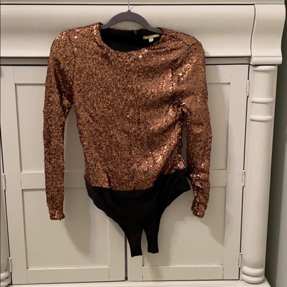 Sequin body suit